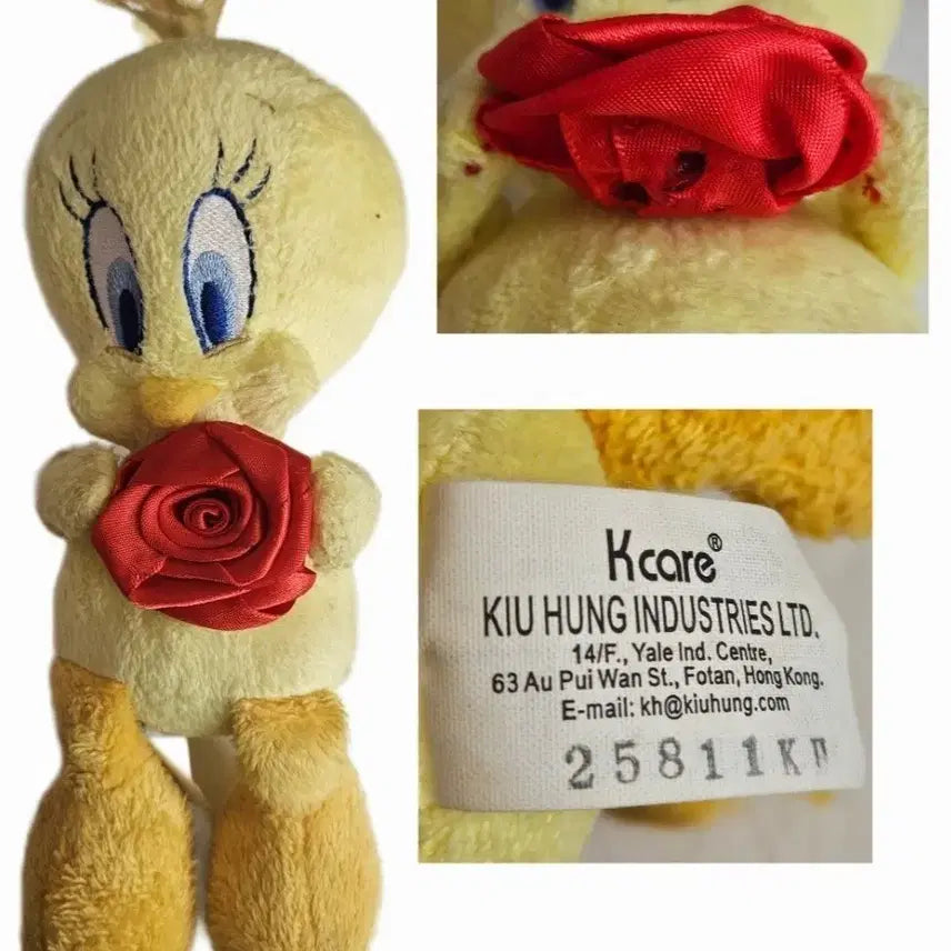 [BUNJANG] Looney Tunes Tweety Flower Vintage Doll / 루니툰 꽃 트위티 고전 빈티지 인형