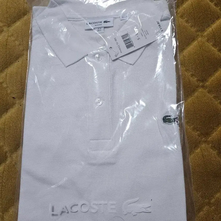 [BUNJANG] Lacoste Slim Fit White Polo Shirt - Size L / 라코스테 슬림핏 화이트 폴로티 새상품L