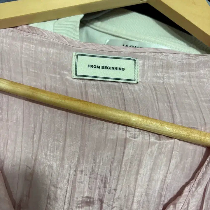 [BUNJANG] From Beginning Satin Pleated Pink Dress / 프롬비기닝 제작 사틴주름 핑크원피스