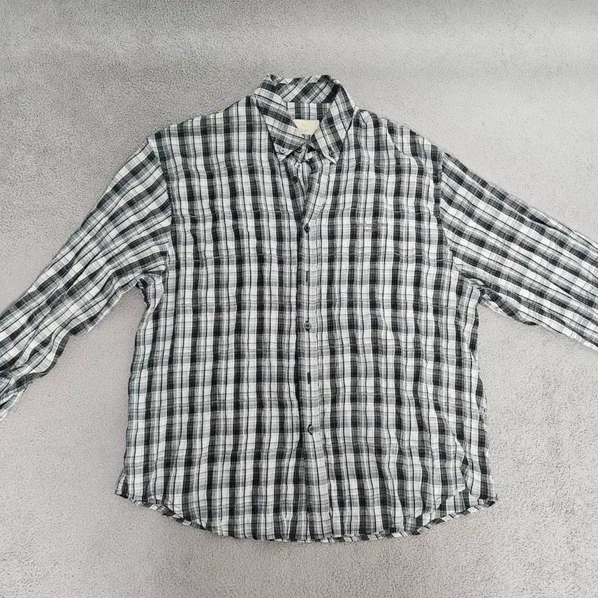 [BUNJANG] Undermycar Checkered Shirt / 언더마이카 무36 체크셔츠 1