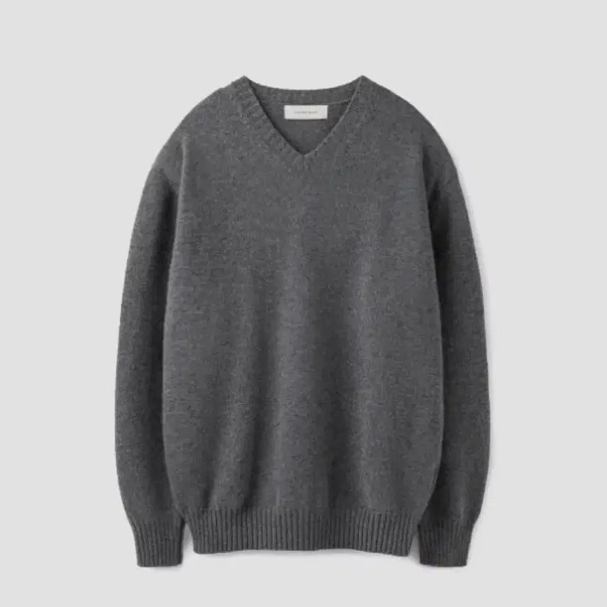 [BUNJANG] Union Blue Cashmere Wool V-Neck Dark Grey XXL / 유니온블루/캐시미어 울 브이넥 다크그레이/XXL