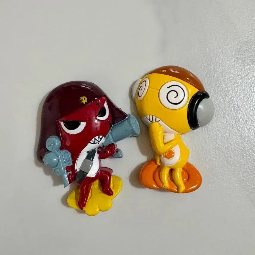 [BUNJANG] Classic Sgt. Frog Keroro Magnet Set (Giroro &amp; Kururu) / 고전 개구리 중사 케로로 마그넷 2종
