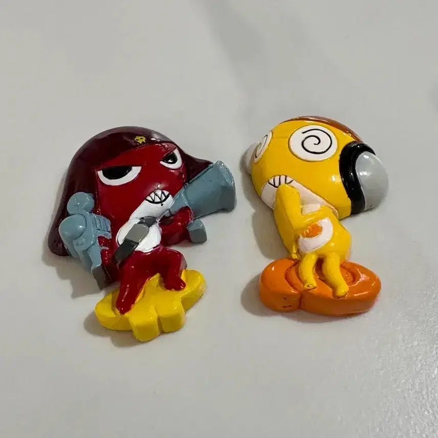 [BUNJANG] Classic Sgt. Frog Keroro Magnet Set (Giroro &amp; Kururu) / 고전 개구리 중사 케로로 마그넷 2종