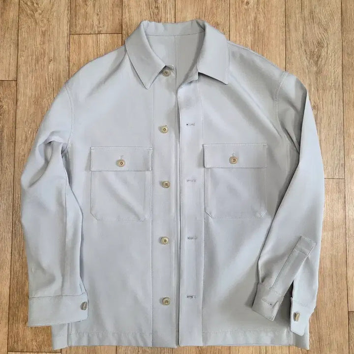[BUNJANG] In Silence Drape Shirt Jacket Cream / 인사일런스 드레이프 셔츠 자켓 크림색