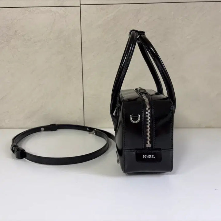 [BUNJANG] Demellier Medium Bowling Bag Black / 드메리엘 볼링백 미디움 블랙