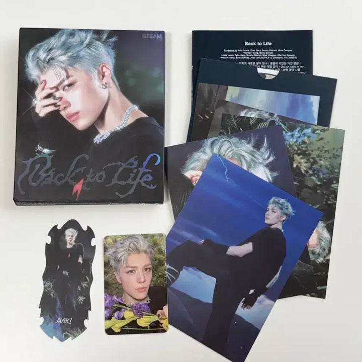 [BUNJANG] ENHYPEN Back to Life Album Roar Ver. Maki Unsealed / 앤팀 백투라이프 앨범 roar 버전 마키 포카 개봉