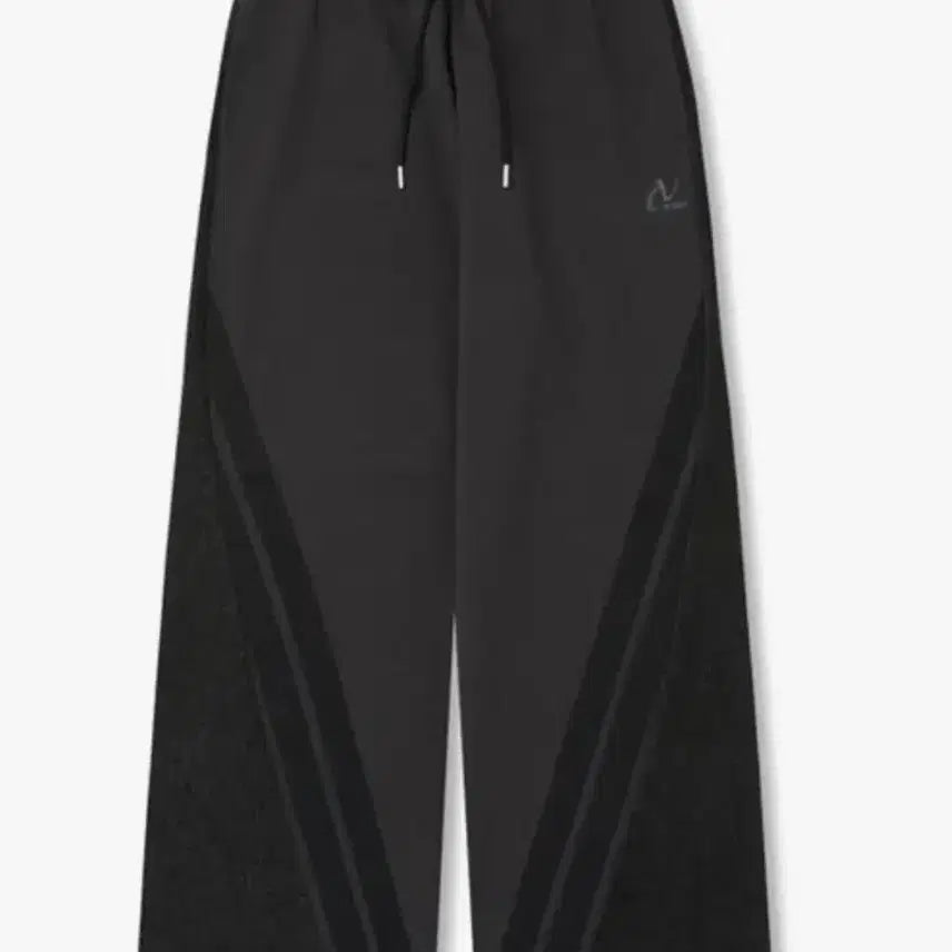 [BUNJANG] NERDY Diagonal Denim Track Pants Charcoal / 널디 다이애그널 데님트랙팬츠(새상품)