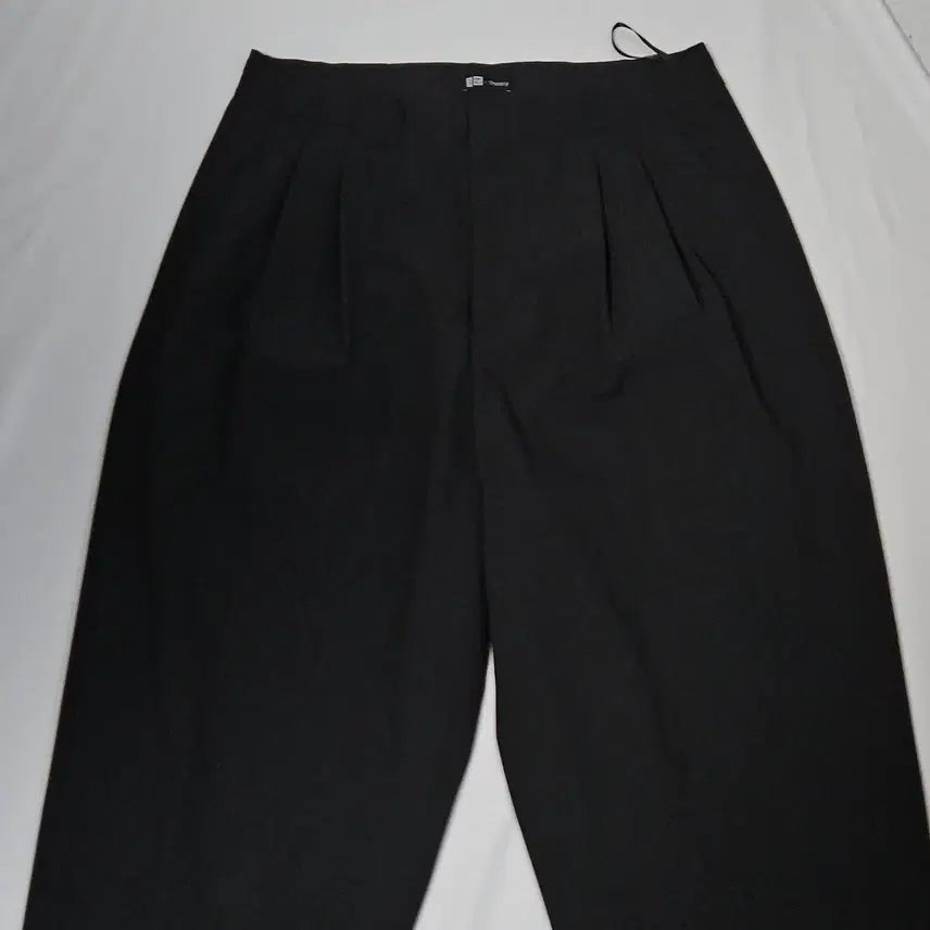 [BUNJANG] Uniqlo Theory Pleated Wide Leg Pants L / 유니클로 x 띠어리 핀턱 이지 슬랙스 팬츠 와이드 바지 L
