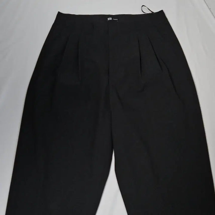 [BUNJANG] Uniqlo Theory Pleated Wide Leg Pants L / 유니클로 x 띠어리 핀턱 이지 슬랙스 팬츠 와이드 바지 L