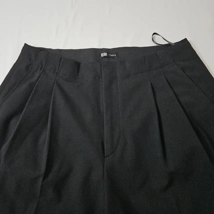 [BUNJANG] Uniqlo Theory Pleated Wide Leg Pants L / 유니클로 x 띠어리 핀턱 이지 슬랙스 팬츠 와이드 바지 L