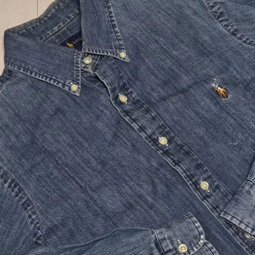 [BUNJANG] Polo Ralph Lauren Denim Shirt Size S / 폴로 랄프로렌 데님셔츠 S 95-100