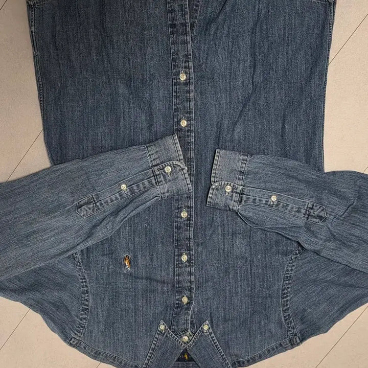 [BUNJANG] Polo Ralph Lauren Denim Shirt Size S / 폴로 랄프로렌 데님셔츠 S 95-100