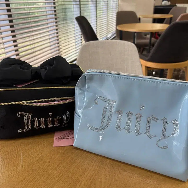 [BUNJANG] Juicy Couture Cosmetic Pouch Set - New / (2개세트)쥬시 꾸뛰르 파우치 세트 화장품파우치 새상품