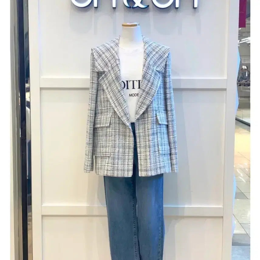[BUNJANG] ON&amp;ON Tweed Jacket / 온앤온 트위드 자켓