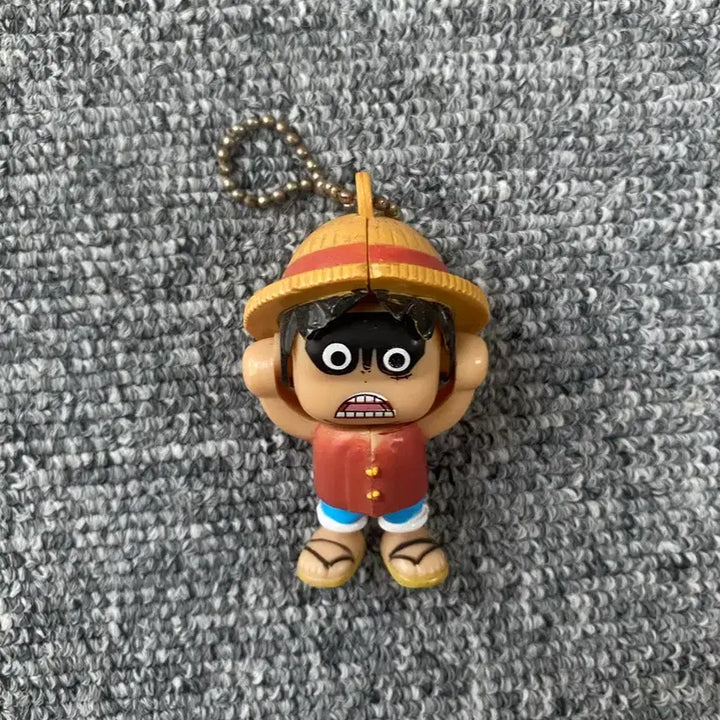 [BUNJANG] One Piece Luffy &amp; Nami Figure Keychain Set / 원피스 루피 나미 피규어 키링 세트