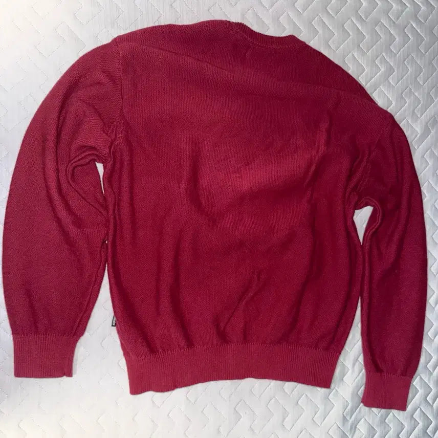 [BUNJANG] Wecanders Burgundy Knit Sweater M / 위캔더스 버건디 니트 M(피로 콜라보)