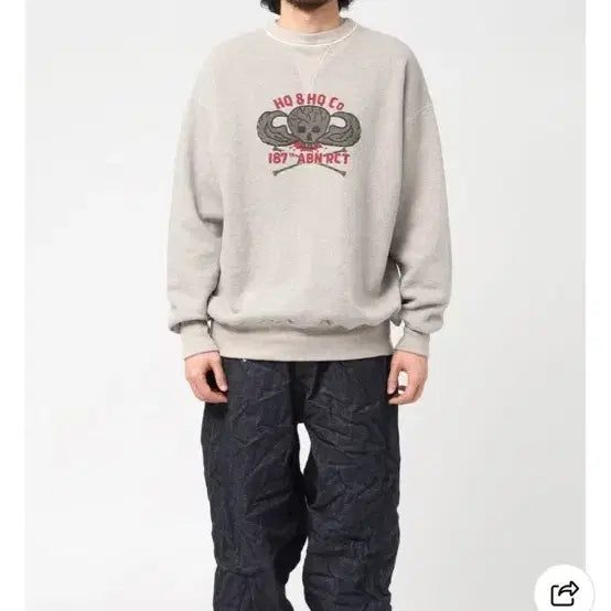 [BUNJANG] WAREHOUSE Sweatshirt Size 42 / 웨어하우스 맨투맨 42사이즈