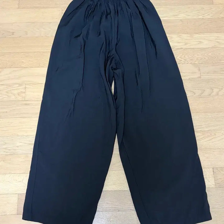 [SOLD OUT] 르 Le relaxed banding pants black