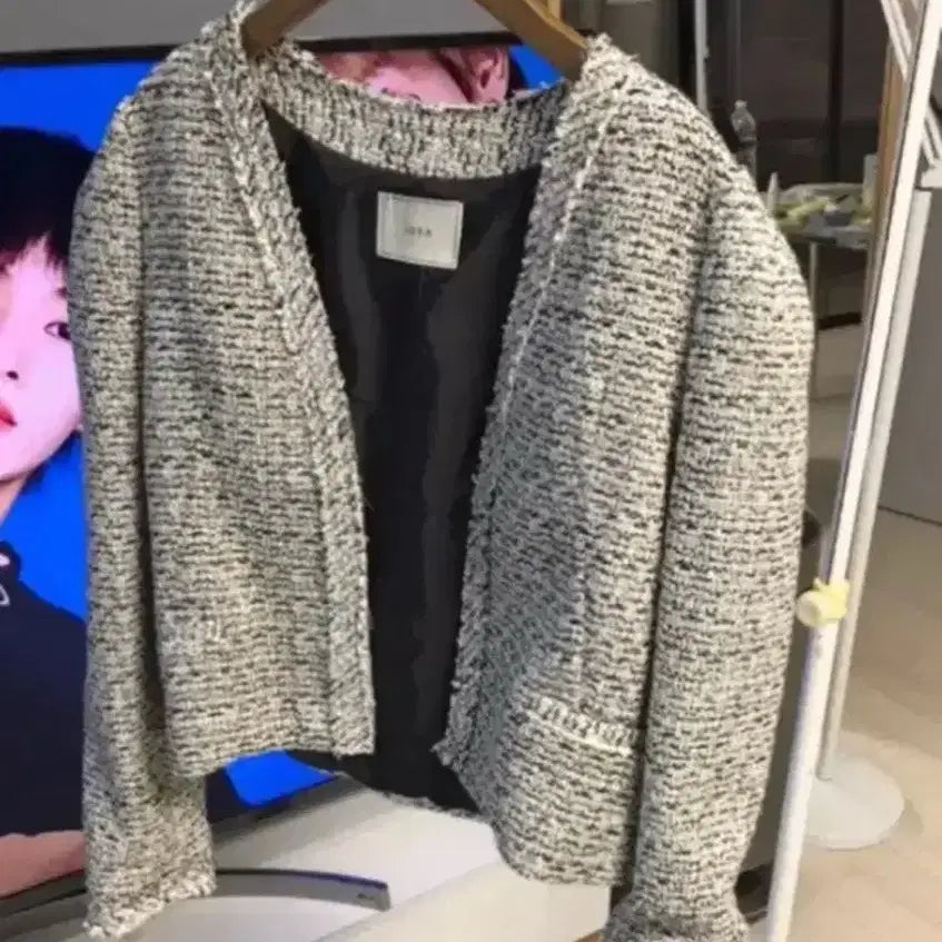 [BUNJANG] Tweed Jacket and Skirt Set / 트위드 보카 여성 자켓 및 스커트 사이즈S