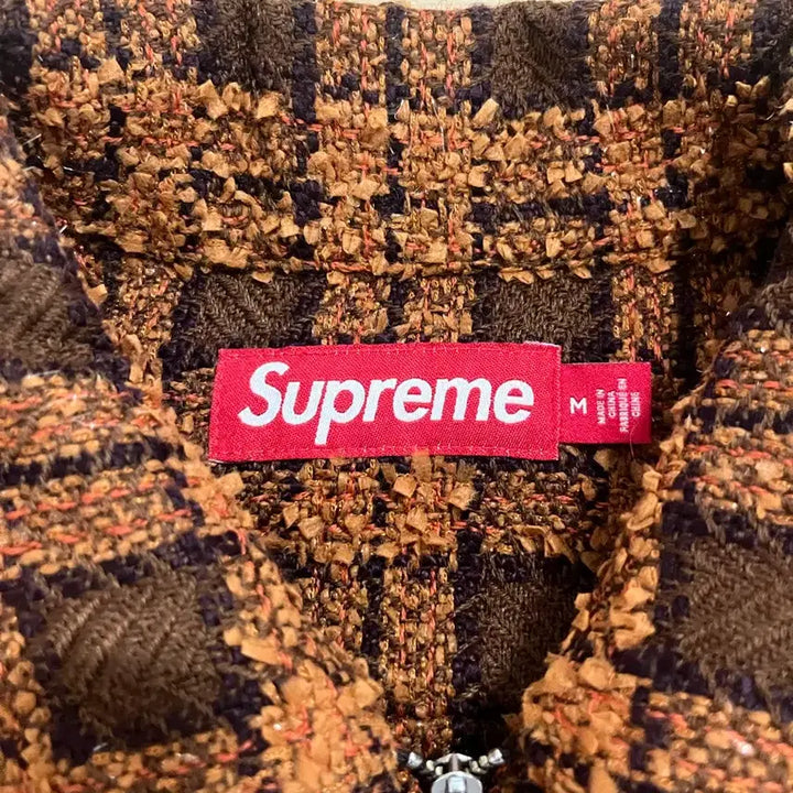 [BUNJANG] Supreme 24FW Boiled Wool Zip-Up Shirt Rust / 슈프림 부클 집업 셔츠 러스트 24FW