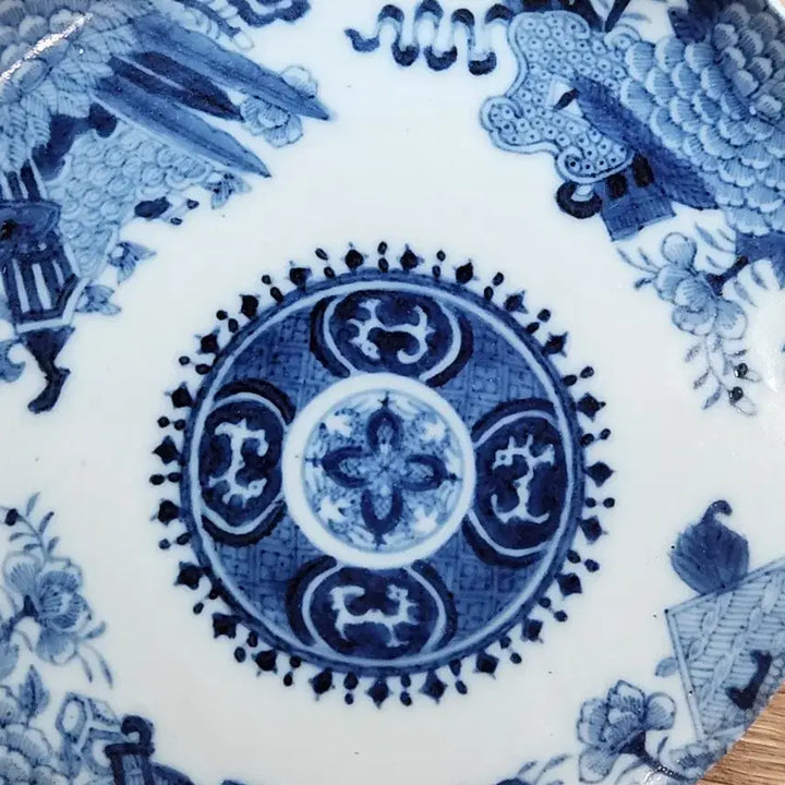 [BUNJANG] Qing Dynasty Mid-Period Blue and White Porcelain Shard Plate / 청 중기 청화백자 접시 파편