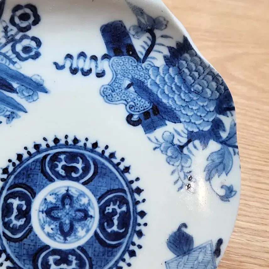 [BUNJANG] Qing Dynasty Mid-Period Blue and White Porcelain Shard Plate / 청 중기 청화백자 접시 파편
