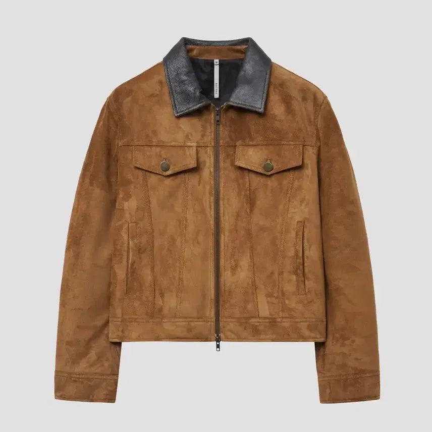 [BUNJANG] Noir Suede Western Crop Jacket / 노이어 스웨이드 웨스턴 크롭 자켓