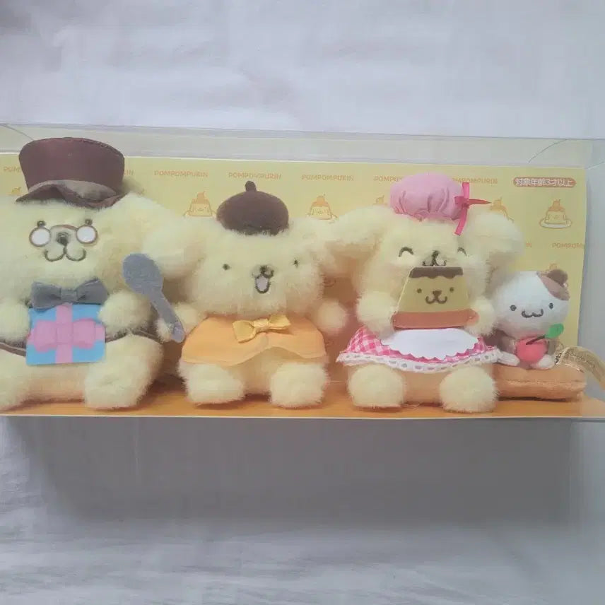 [BUNJANG] 30th Anniversary Pompompurin Family Doll Set with Muffin / 30주년 폼폼푸린 가족 인형 세트 폼폼푸린 머핀