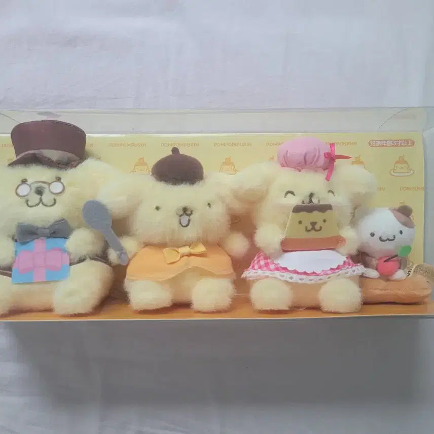 [BUNJANG] 30th Anniversary Pompompurin Family Doll Set with Muffin / 30주년 폼폼푸린 가족 인형 세트 폼폼푸린 머핀