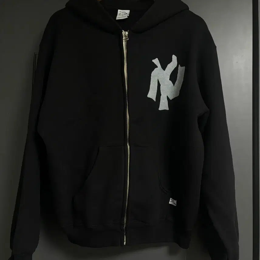 [BUNJANG] Akimbo NY Hoodie Black L / 아킴보 NY 후드 L