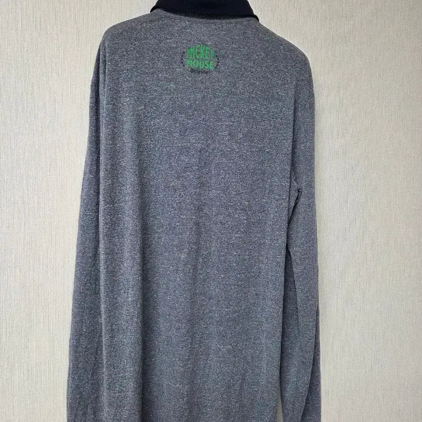 [BUNJANG] Disney Mickey Mouse Long-Sleeve Polo T-Shirt / 디즈니 미키마우스 긴팔 폴로티셔츠
