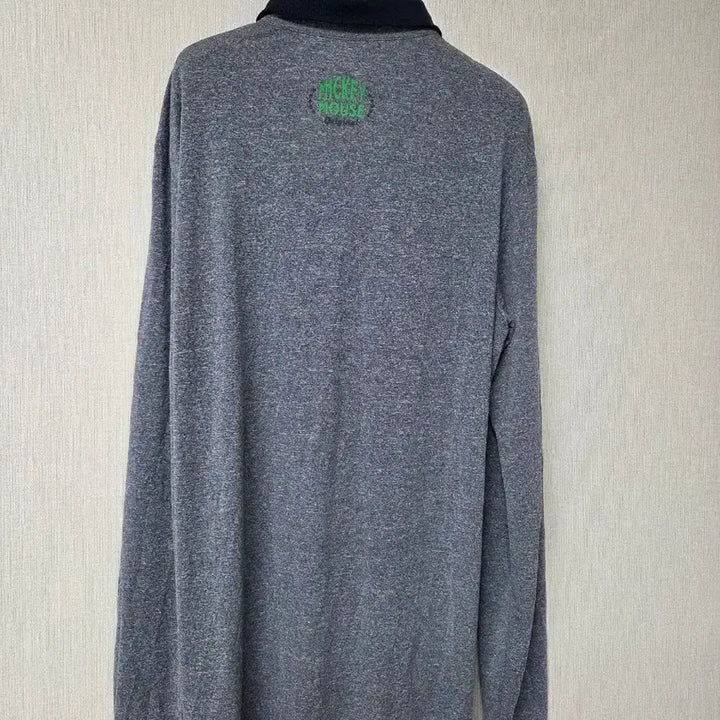 [BUNJANG] Disney Mickey Mouse Long-Sleeve Polo T-Shirt / 디즈니 미키마우스 긴팔 폴로티셔츠