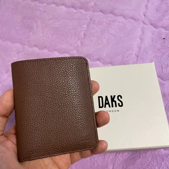 [BUNJANG] DAKS Slim Bifold Wallet Brown / 닥스 슬림 브라운 반지갑