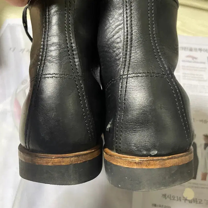 [BUNJANG] Red Wing Beckman 9423 Black Excalibur Leather Boots / [265] 레드윙 벡맨 9423 블랙 엑스칼리버