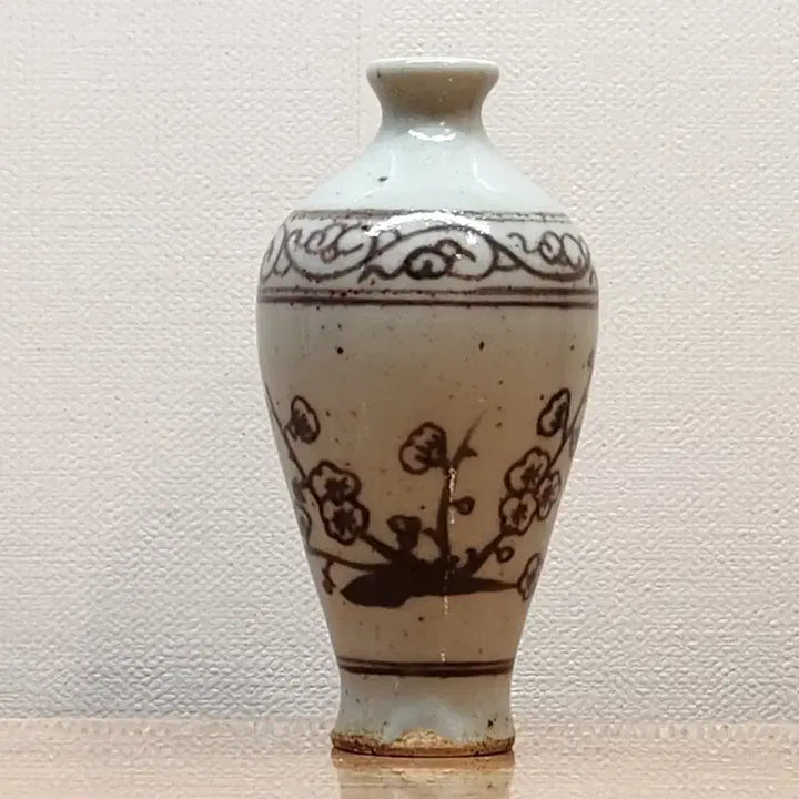 [BUNJANG] Yuan Dynasty Glass Vase with Red Glaze / 원대 유리홍 유병