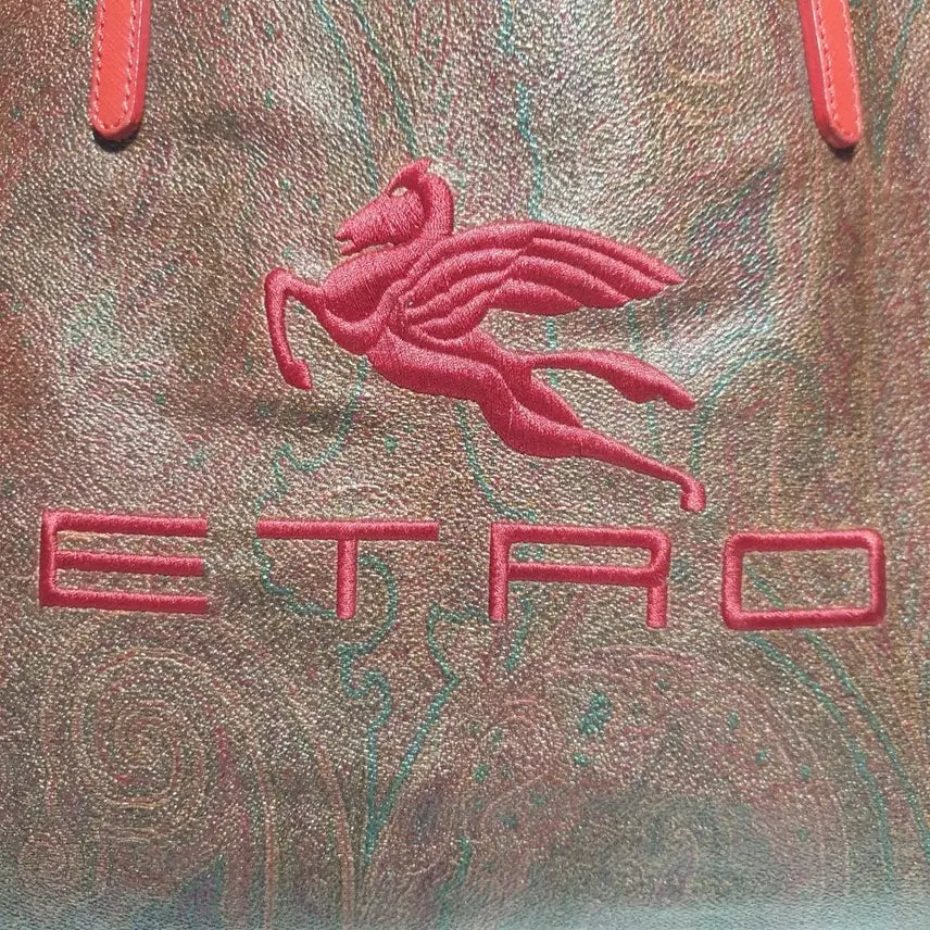 [BUNJANG] Etro Logo Shoulder Bag with Mini Pouch / 정품 ㅡ에트로 ㅡ로고.숄더백 ㅡ미니파우치.포함