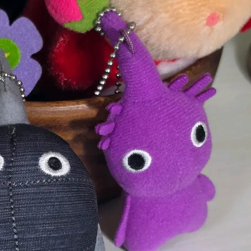 [BUNJANG] Nintendo Pikmin Plush Keychain / 닌텐도 피크민 인형 키링 보라 피크민