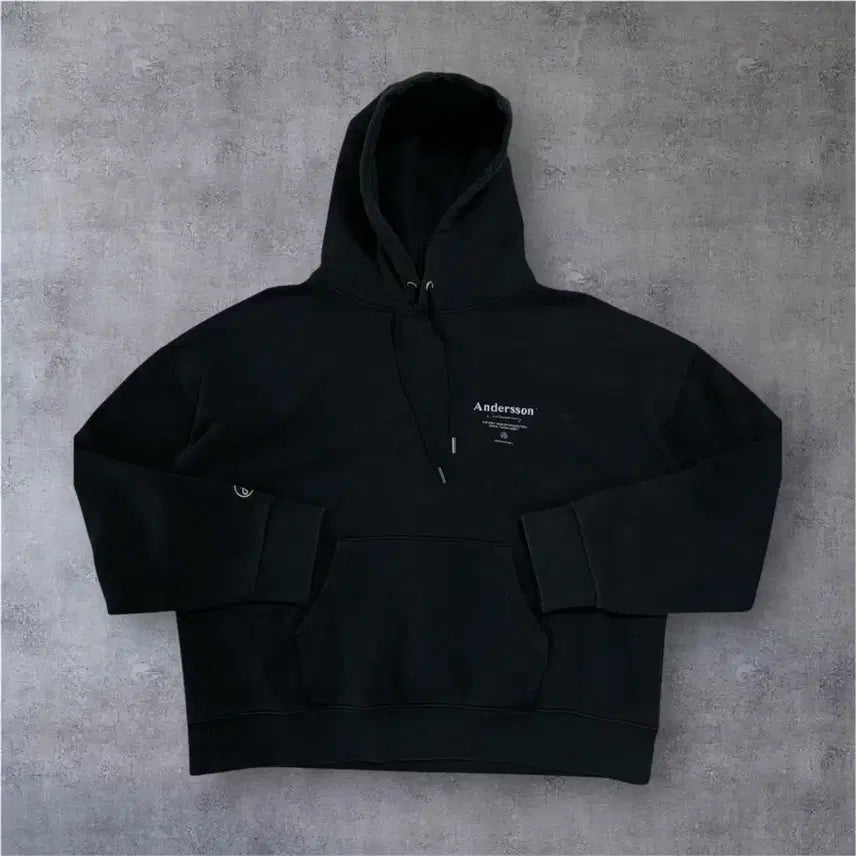 [BUNJANG] Andersson Bell Black Hoodie / 앤더슨벨 블랙 후드티