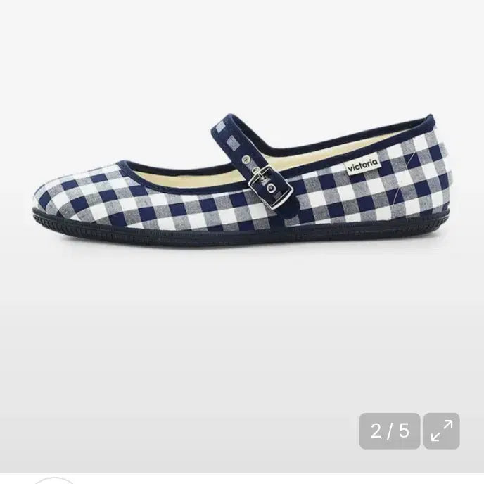 [BUNJANG] Victoria Shoes Oda Mary Jane Gingham Check Shoes / (새상품) 빅토리아슈즈 오다 메리제인 깅엄체크
