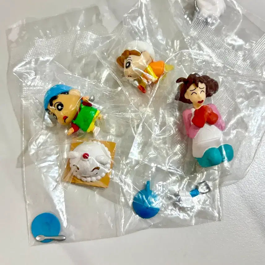 [BUNJANG] Bandai Crayon Shin-chan Cooking Mascot Gacha Set / 반다이 짱구는 못말려 요리 마스코트 가챠 4종 일괄
