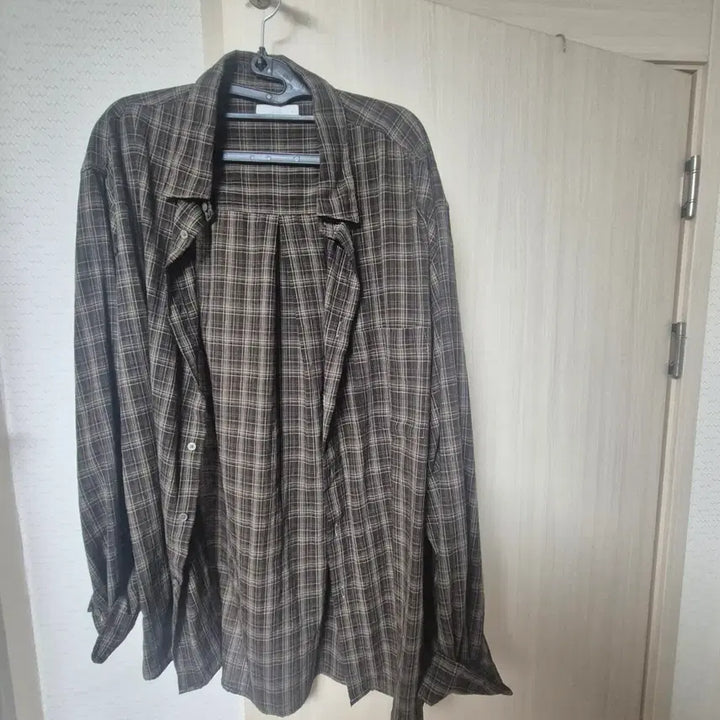 [BUNJANG] Aesop Core Check Shirt 2-Piece Set Brown/Brick / 애습 코어 체크 셔츠 2장 브릭/브라운