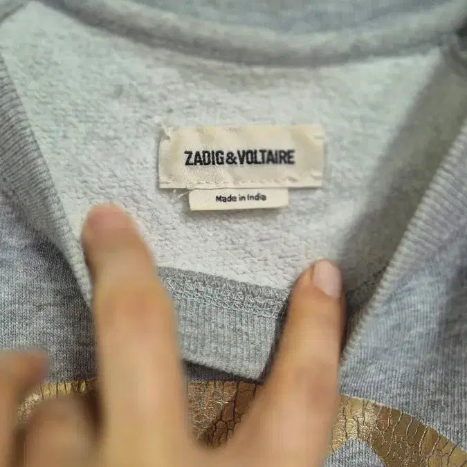 [BUNJANG] Zadig &amp; Voltaire Skull Print Sweatshirt / 쟈딕엔볼테르 해골 프린팅 맨투맨 티셔츠