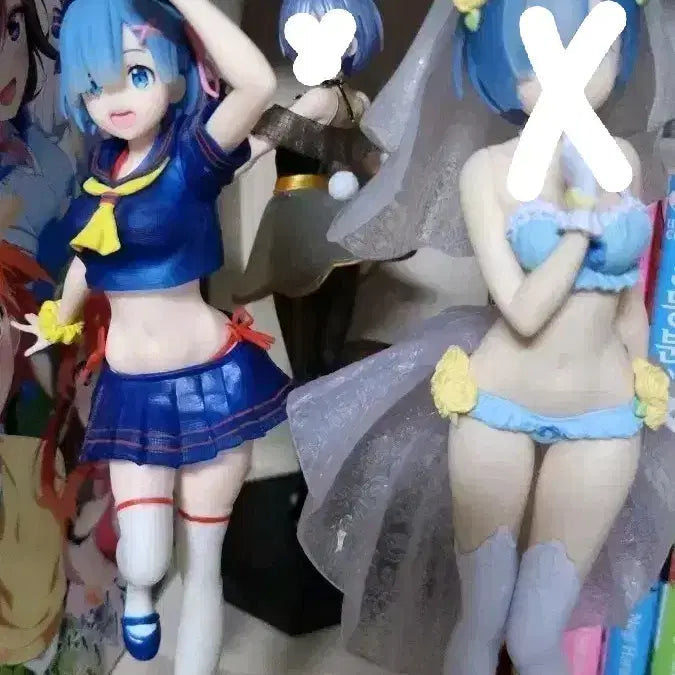 [BUNJANG] Re:Zero Ram Marine Look Figure Bundle Set / Re 제로부터 시작하는 이세계 생활 렘 마린룩 피규어