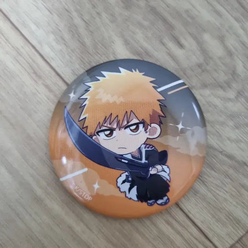 [BUNJANG] Bleach Kurosaki Ichigo Okkotsu Can Badge / 블리치 쿠로사키 이치고 옷코치 캔뱃지