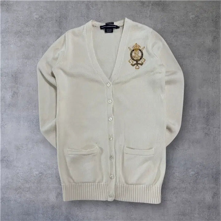 [BUNJANG] Polo Ralph Lauren Sport Big Logo Cardigan / 폴로 랄프로렌 스포츠 빅로고 가디건