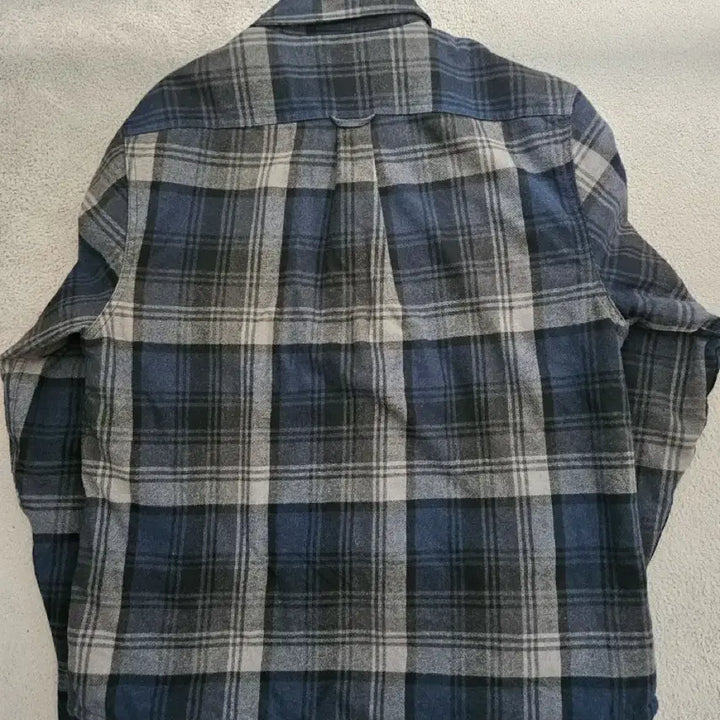 [BUNJANG] Jachs Blue/Gray Plaid Shirt L / JACHS 블루/회색 체크 셔츠 남방 L