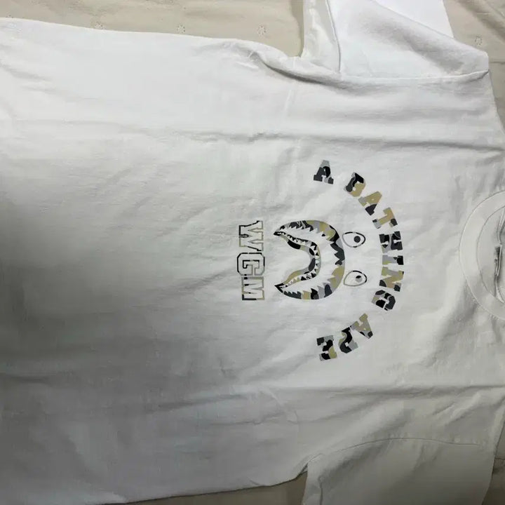 [BUNJANG] BAPE Shark College T-Shirt XL / 베이프 샤크 컬리지 반팔 티셔츠 XL사이즈