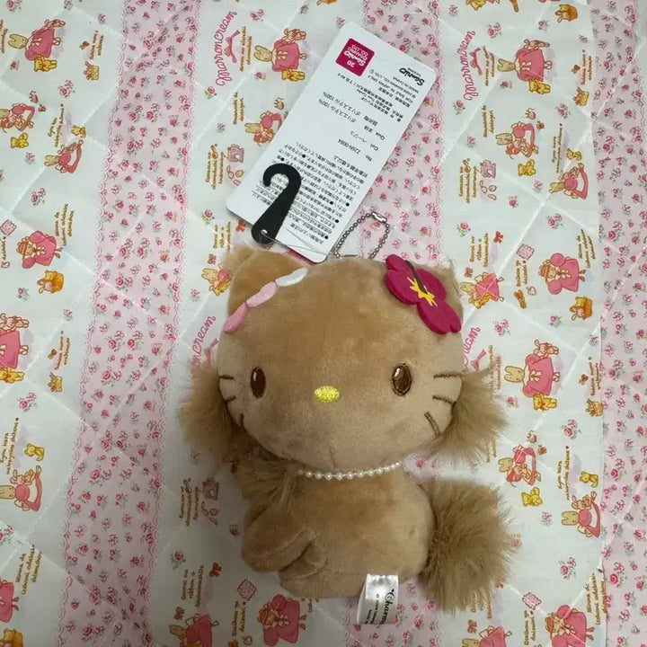 [BUNJANG] Sanrio Tanning Chami Kitty Mascot Keychain / 산리오 태닝 챠미키티 마스코트