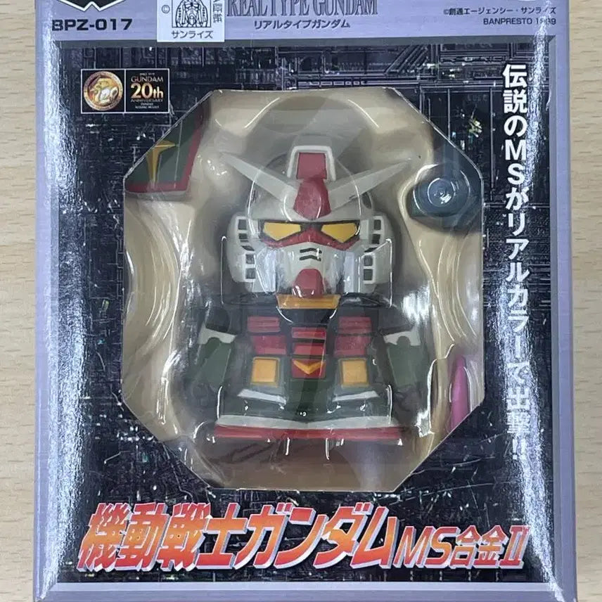 [BUNJANG] Mobile Suit Gundam 20th Anniversary MS Alloy BPZ-017 Real Type Gundam Figure / 기동전사 건담 20주년 기념 MS합금 BPZ-017 리얼타입 건담 피규어