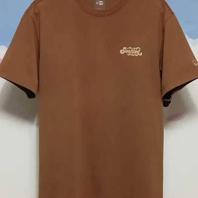 [BUNJANG] New Era Surfing T-Shirt XL Brown / (XL) 뉴에라 서핑 반팔티